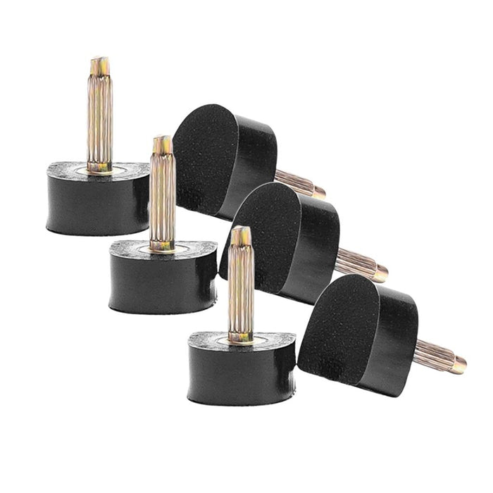 3 Pairs High Heel Tips Shoes Replacement Tap Caps Shoes Repair 9x9mm