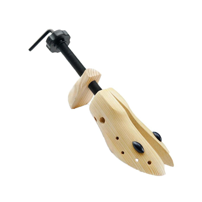 Wood Shoe Stretcher Shoe Tree Adjustable Shoe Extender Shaper L(42-46)-Wood