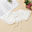 Women's Detachable False Collar Lapel Shawl Shirt Fake Choker Necklace White