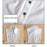 Women White Fake Half Shirt Blouse Detachable Tops Big Lapel Dicky Collar Style1