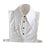 Women White Fake Half Shirt Blouse Detachable Tops Big Lapel Dicky Collar Style1