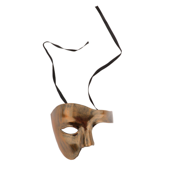 1/2 Half Face Masquerade Masks Cool Wedding Party Costume Stage Bronze