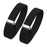 2 Pieces Fashion Mens Shirt Sleeve Holder Elasticated Armbands Women Black