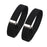 2 Pieces Fashion Mens Shirt Sleeve Holder Elasticated Armbands Women Black