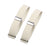 2 Pieces Fashion Mens Shirt Sleeve Holder Elasticated Armbands Women White