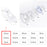 10Pcs Transparent Baby Shoe Stretcher Professional for Socks Store 8cm