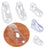 10Pcs Transparent Baby Shoe Stretcher Professional for Socks Store 8cm