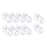 10Pcs Transparent Baby Shoe Stretcher Professional for Socks Store 8cm