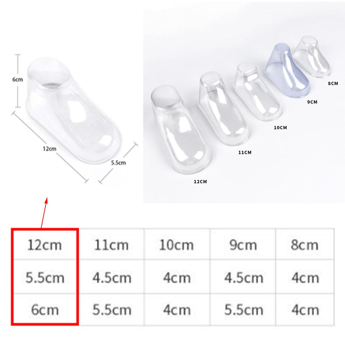 10Pcs Transparent Baby Shoe Stretcher Professional for Socks Store 12cm