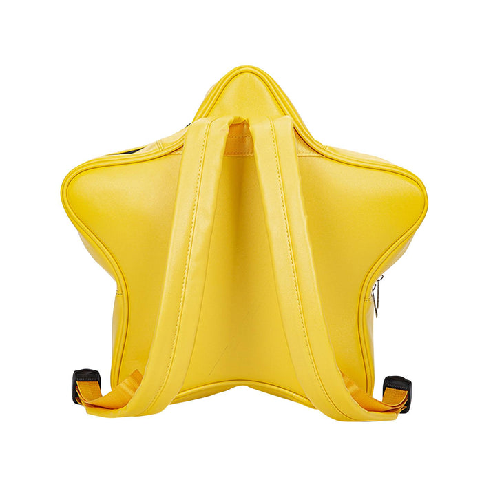 Yellow Star Backpack Cute Stylish Funny Creative Backpack for Teens Students 33x12x38cm