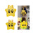 Yellow Star Backpack Cute Stylish Funny Creative Backpack for Teens Students 33x12x38cm