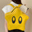 Yellow Star Backpack Cute Stylish Funny Creative Backpack for Teens Students 33x12x38cm