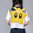 Yellow Star Backpack Cute Stylish Funny Creative Backpack for Teens Students 33x12x38cm