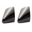 2Pcs Metal Shoes Pointed Protector Decoration Accessories High Heels Toe Cap Black