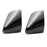 2Pcs Metal Shoes Pointed Protector Decoration Accessories High Heels Toe Cap Black