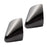 2Pcs Metal Shoes Pointed Protector Decoration Accessories High Heels Toe Cap Black