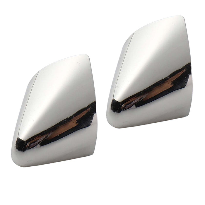 2Pcs Metal Shoes Pointed Protector Decoration Accessories High Heels Toe Cap Silver