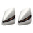 2Pcs Metal Shoes Pointed Protector Decoration Accessories High Heels Toe Cap Silver