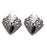 2Pcs Metal Shoes Pointed Protector Supplies Accessories Women Shoes Tips Cap silver