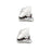 2 Pieces Metal Shoes Pointed Protector Supplies Elegant Women Shoes Tips Cap Silver