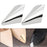 2 Pieces Shoes Pointed Protector Steel for Boots High Heels Shoes Protection Silver