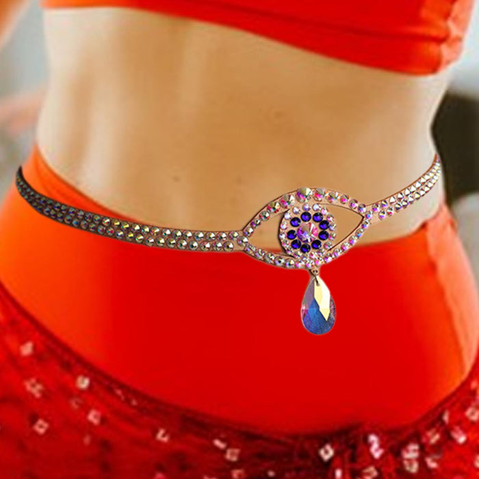 Belly Dance Waist Chain Trendy Dancewear Belly Chain for Club Tango Ballroom 68cm