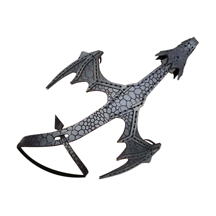 Crofta PU Leather Hand Dragon Bracelet Unique Fancy Dress Retro Style Wrap Bracelet Black