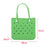 Beach Tote Bag Breathable Beach Handbag Organizer for Swimming Beach Outdoor Green