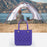 Beach Tote Bag Breathable Beach Handbag Organizer for Swimming Beach Outdoor Purple