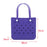 Beach Tote Bag Breathable Beach Handbag Organizer for Swimming Beach Outdoor Purple