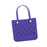 Beach Tote Bag Breathable Beach Handbag Organizer for Swimming Beach Outdoor Purple