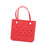 Beach Tote Bag Breathable Beach Handbag Organizer for Swimming Beach Outdoor Red