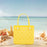 Beach Tote Bag Breathable Beach Handbag Organizer for Swimming Beach Outdoor Yellow