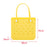 Beach Tote Bag Breathable Beach Handbag Organizer for Swimming Beach Outdoor Yellow