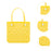 Beach Tote Bag Breathable Beach Handbag Organizer for Swimming Beach Outdoor Yellow