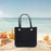 Beach Tote Bag Breathable Beach Handbag Organizer for Swimming Beach Outdoor Black