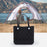 Beach Tote Bag Breathable Beach Handbag Organizer for Swimming Beach Outdoor Black