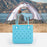 Beach Tote Bag Breathable Beach Handbag Organizer for Swimming Beach Outdoor Blue