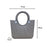 Beach Eva Bag EVA Casual Simple Handbag for Women for Party Birthday Gift Travel Apricot