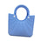 Beach Eva Bag EVA Casual Simple Handbag for Women for Party Birthday Gift Travel Blue