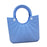 Beach Eva Bag EVA Casual Simple Handbag for Women for Party Birthday Gift Travel Blue