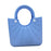 Beach Eva Bag EVA Casual Simple Handbag for Women for Party Birthday Gift Travel Blue