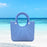 Beach Eva Bag EVA Casual Simple Handbag for Women for Party Birthday Gift Travel Blue