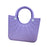 Beach Eva Bag EVA Casual Simple Handbag for Women for Party Birthday Gift Travel Purple