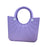 Beach Eva Bag EVA Casual Simple Handbag for Women for Party Birthday Gift Travel Purple