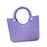 Beach Eva Bag EVA Casual Simple Handbag for Women for Party Birthday Gift Travel Purple