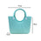 Beach Eva Bag EVA Casual Simple Handbag for Women for Party Birthday Gift Travel Green Lake