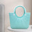 Beach Eva Bag EVA Casual Simple Handbag for Women for Party Birthday Gift Travel Green Lake