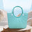 Beach Eva Bag EVA Casual Simple Handbag for Women for Party Birthday Gift Travel Green Lake