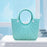 Beach Eva Bag EVA Casual Simple Handbag for Women for Party Birthday Gift Travel Green Lake